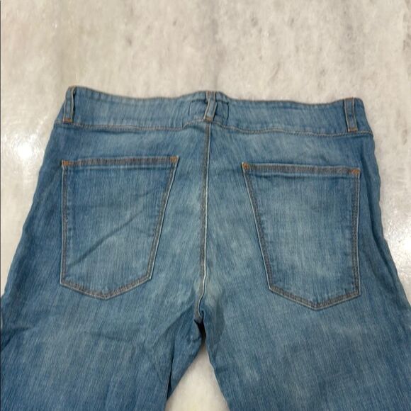 CURRENT/ELLIOTT The Legging Light Weight Fade Blue Denim  Skinny Ankle Jeans 28 - Picture 8 of 13